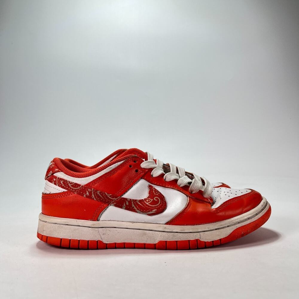 Nike Dunk Low Essential Paisley Pack Orange Sneakers DH4401-103 Womens Size 6.5